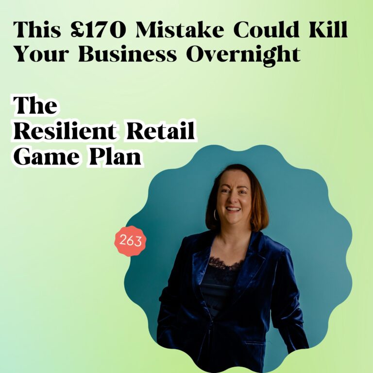 Poster for £170 mistake that could shut your product retail business episode