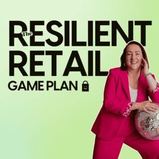 The Resilient Retail Game Plan lander poster