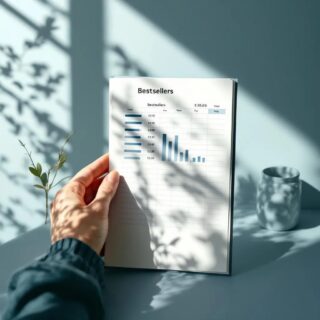 Spreadsheet showing bestsellers for a small product business.